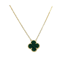 "Timeless" Double sided Clover Necklace