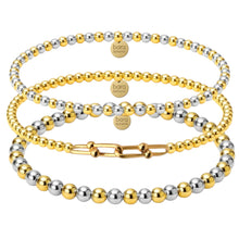 Sicily | Gold Filled Beaded Bracelet Stack