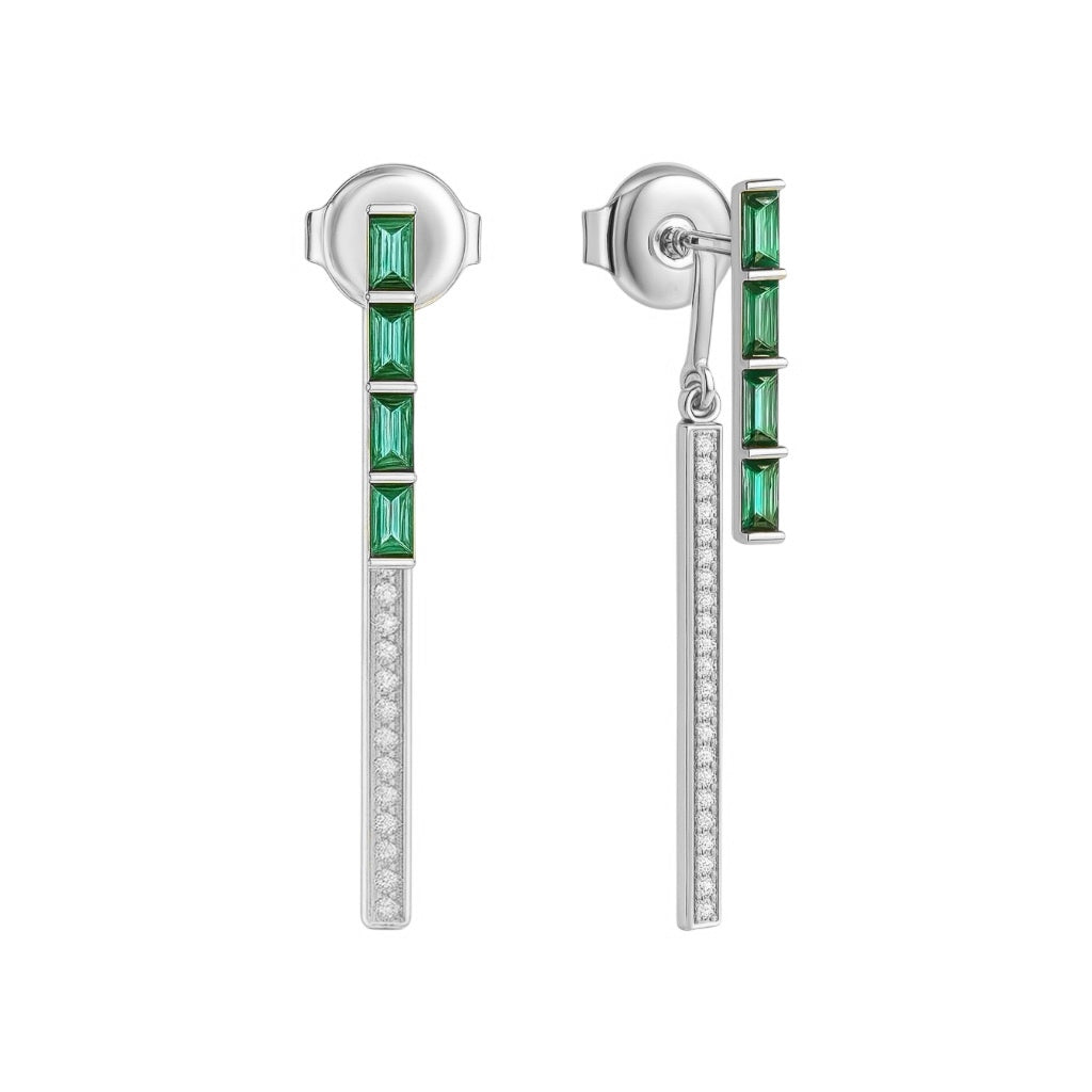 Green With Envy | Layered Earrings