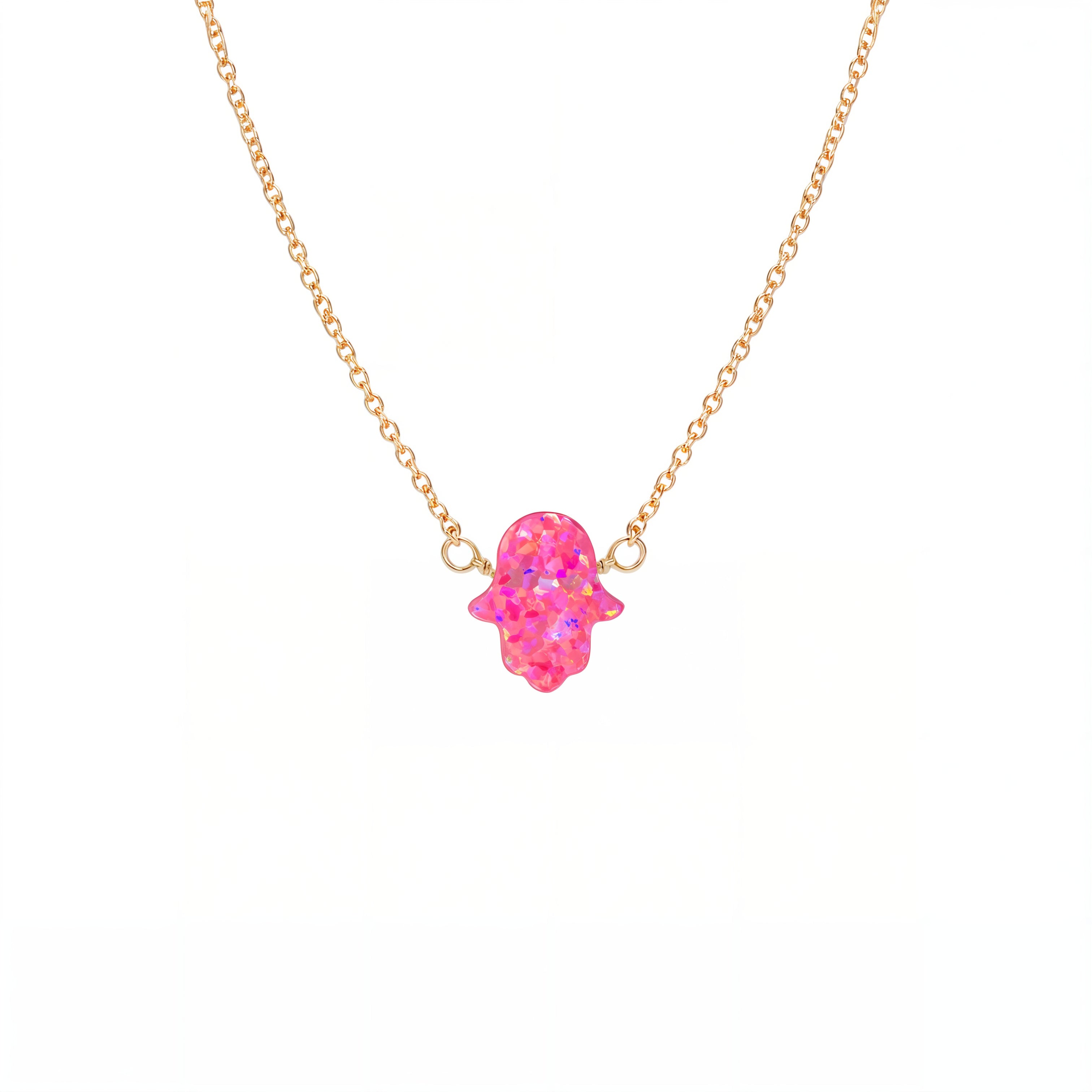 Hamsa Med | Opal Elite Chain Necklace