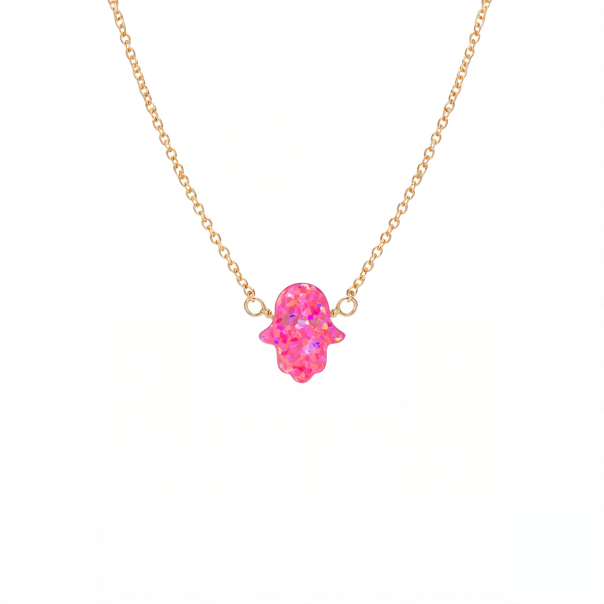 Hamsa Med | Opal Elite Chain Necklace