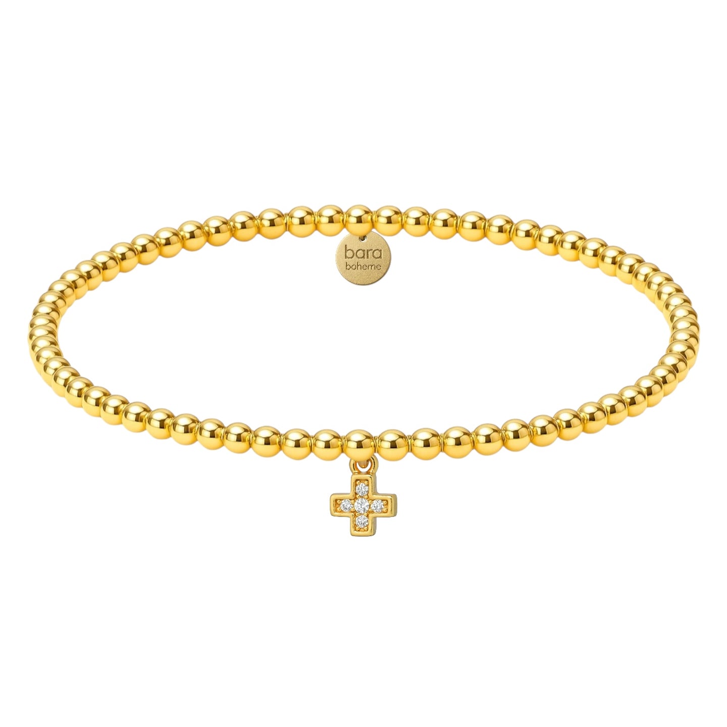 Hannah cross charm bracelet