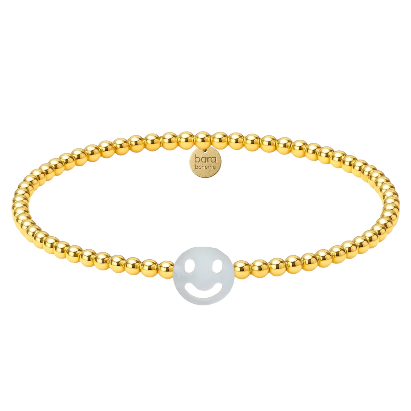 Happy Face | Gold Filled Beaded Opal Bracelet