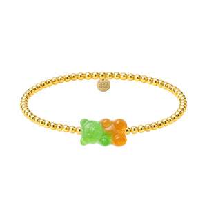 Ombre Gummy Bear | Gold Filled Beaded Bracelet