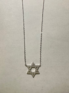 “STAR of DAVID” CZ Necklace