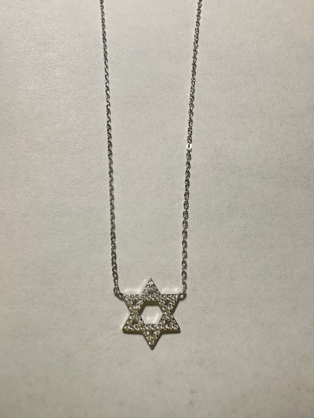 “STAR of DAVID” CZ Necklace