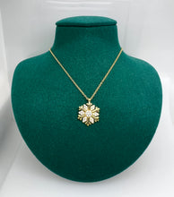 SNOWFLAKE PAVE CZ NECKLACE