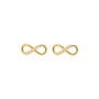 Infinity | Pave Stud Earrings