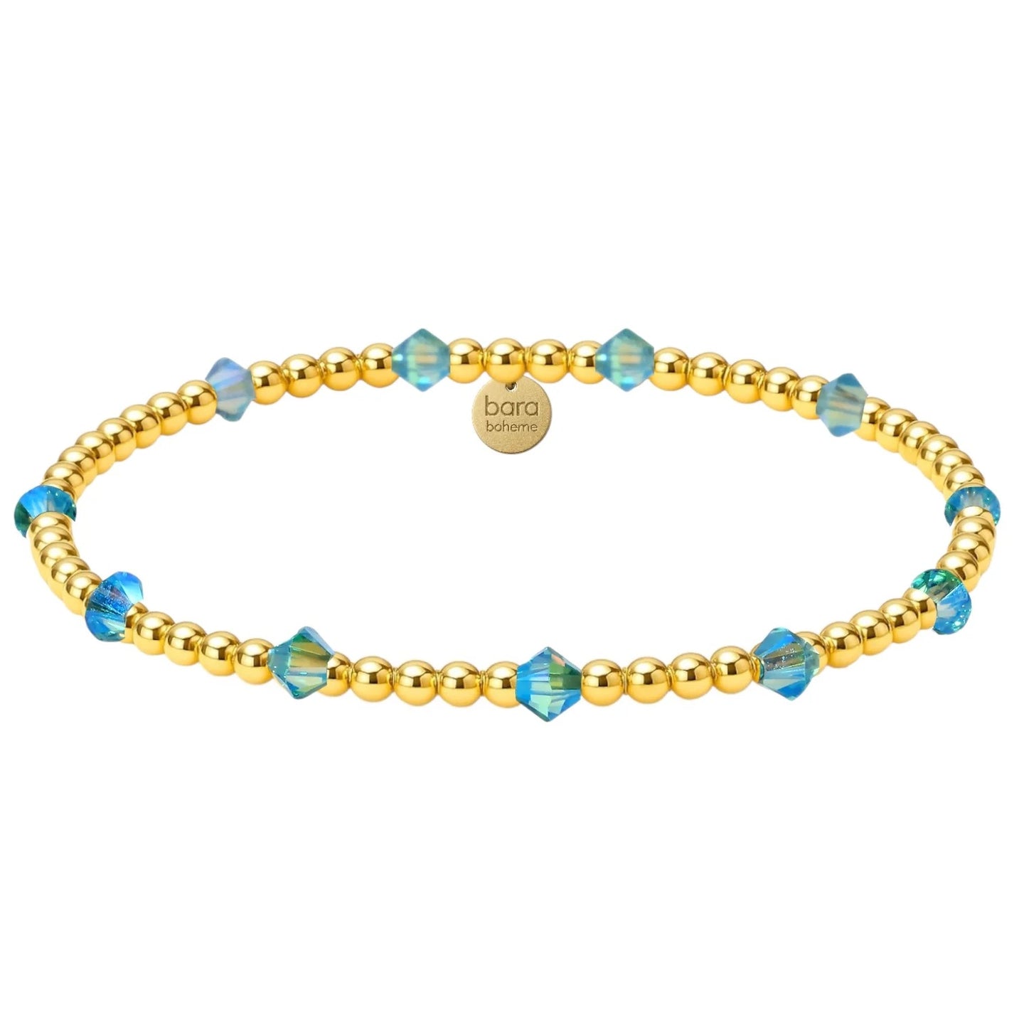 Crystal BTY | Gold Filled Beaded Bracelet
