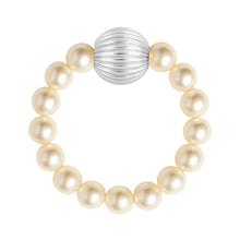 Isabella Beaded Stretchy Ring with Pearls