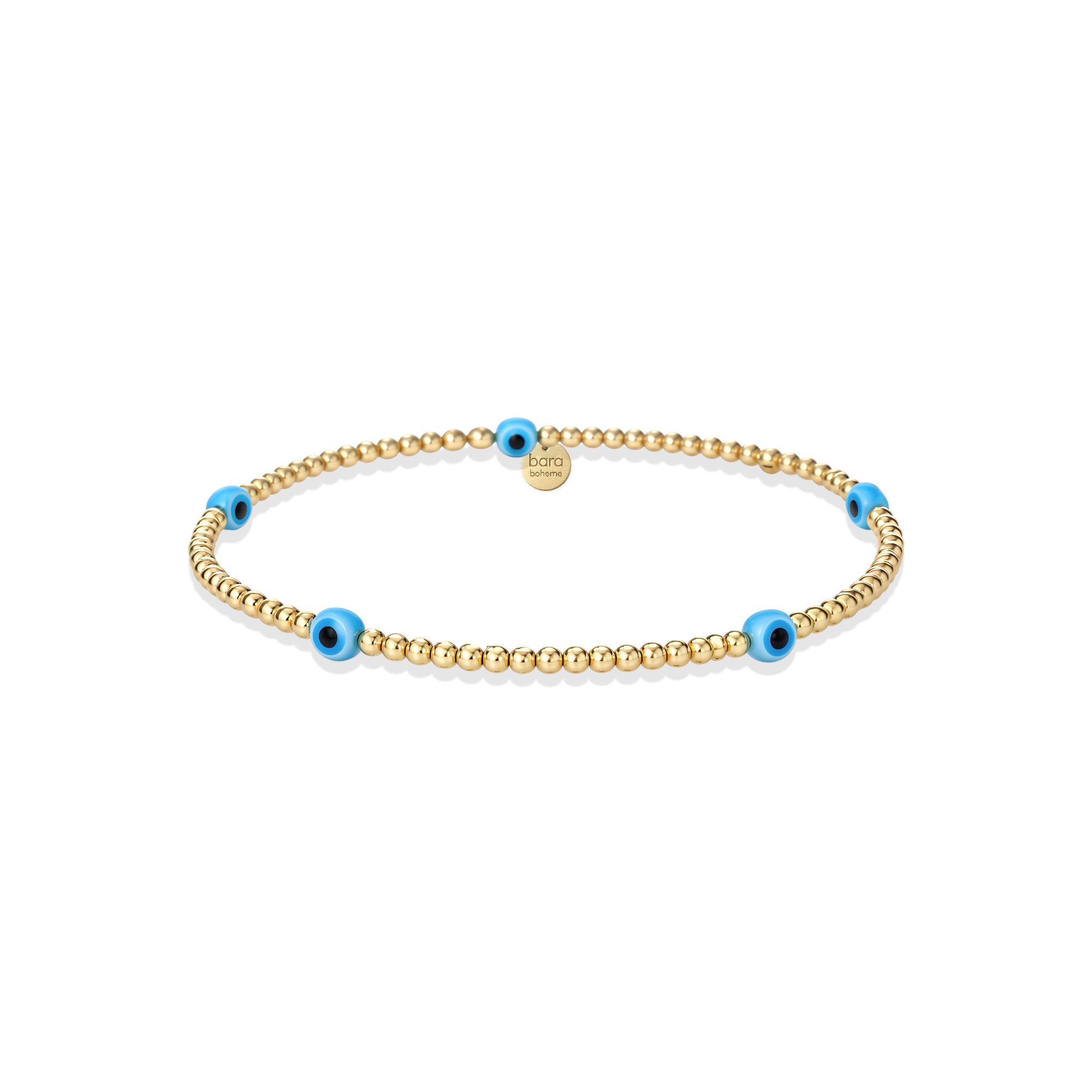 Isla | Gold Filled Evil Eye Bracelet