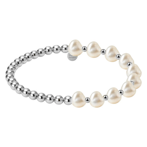 Gold Filled Beaded Bracelet with Pearls