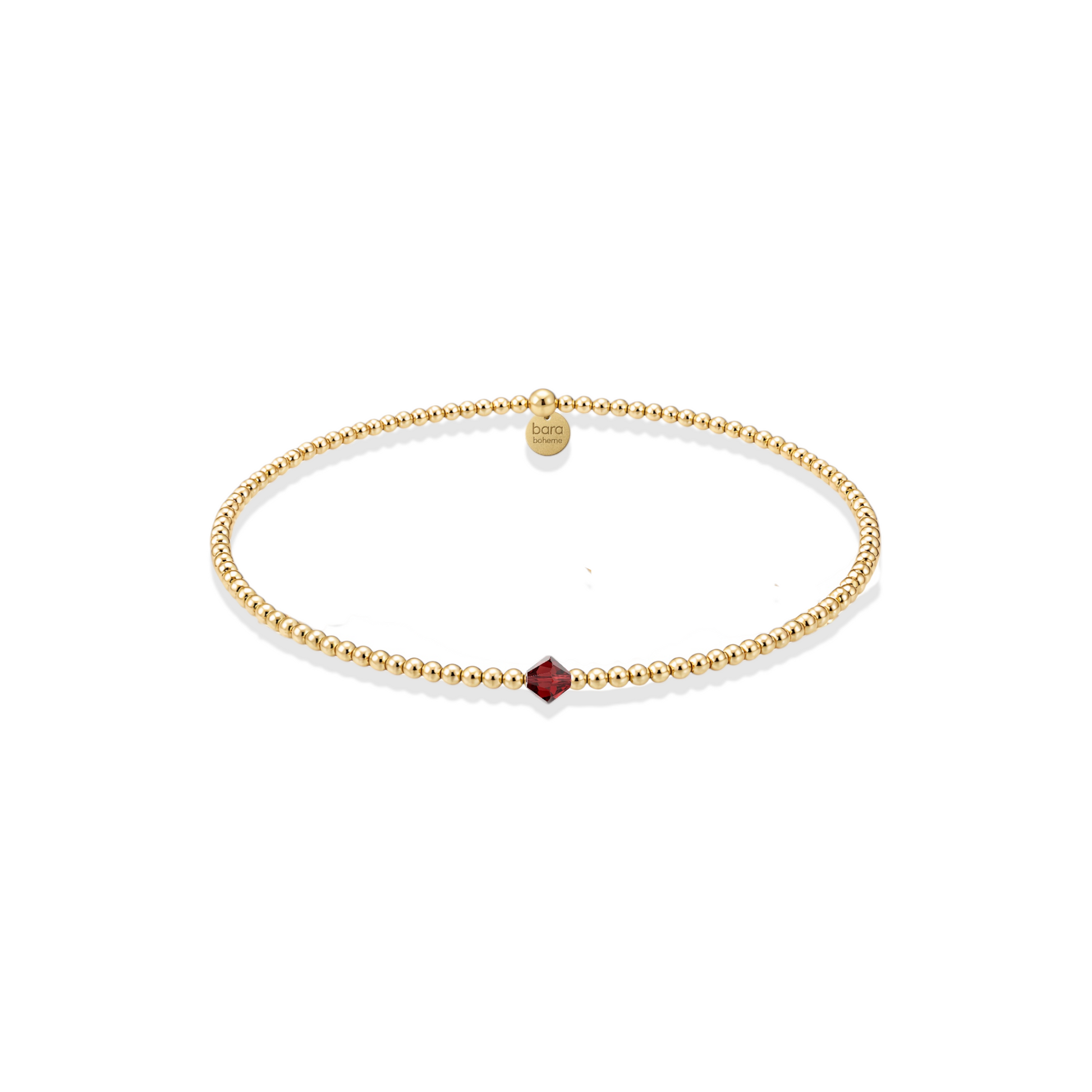 Crystal Birthstone Beaded Bracelet