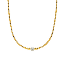 Jenna | Gold Filled Beaded Necklace