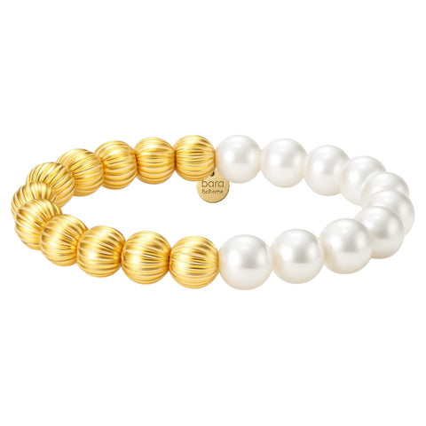 Juliet | Gold Filled Beaded Bracelet with Pearls
