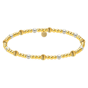 Kaia | Gold Filled Beaded Bracelet with Pearls