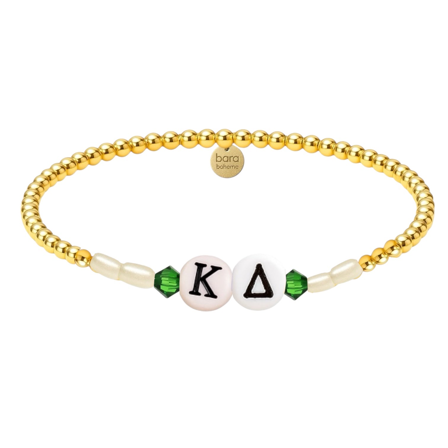 Kappa Delta Beaded Sorority Bracelet
