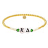 Kappa Delta Beaded Sorority Bracelet
