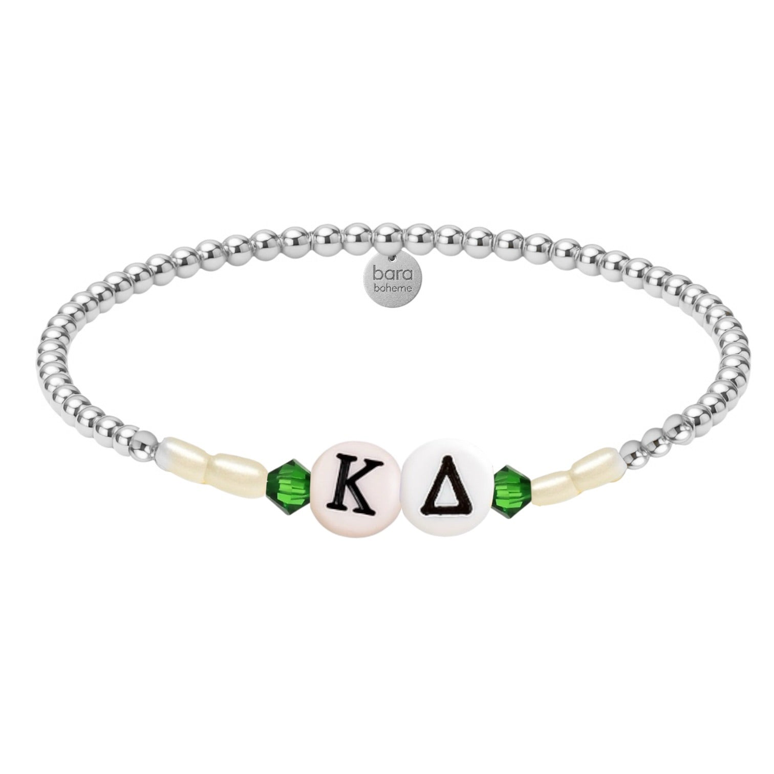 Kappa Delta Beaded Sorority Bracelet