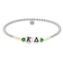 Kappa Delta Beaded Sorority Bracelet