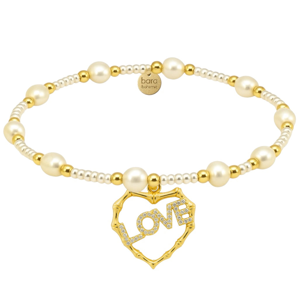 Kendall Gold Filled Beaded Bracelet
