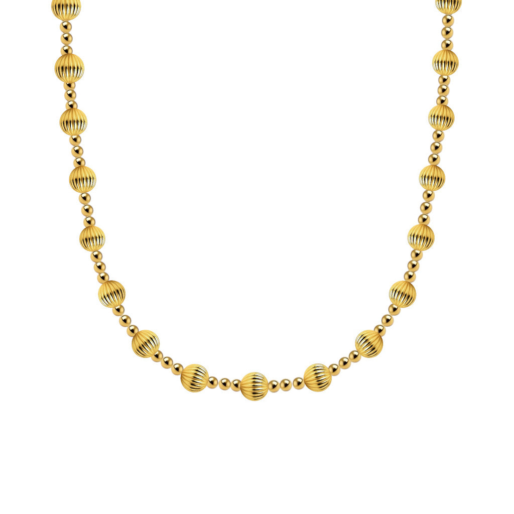 Kenna Gold Filled Beaded Necklace