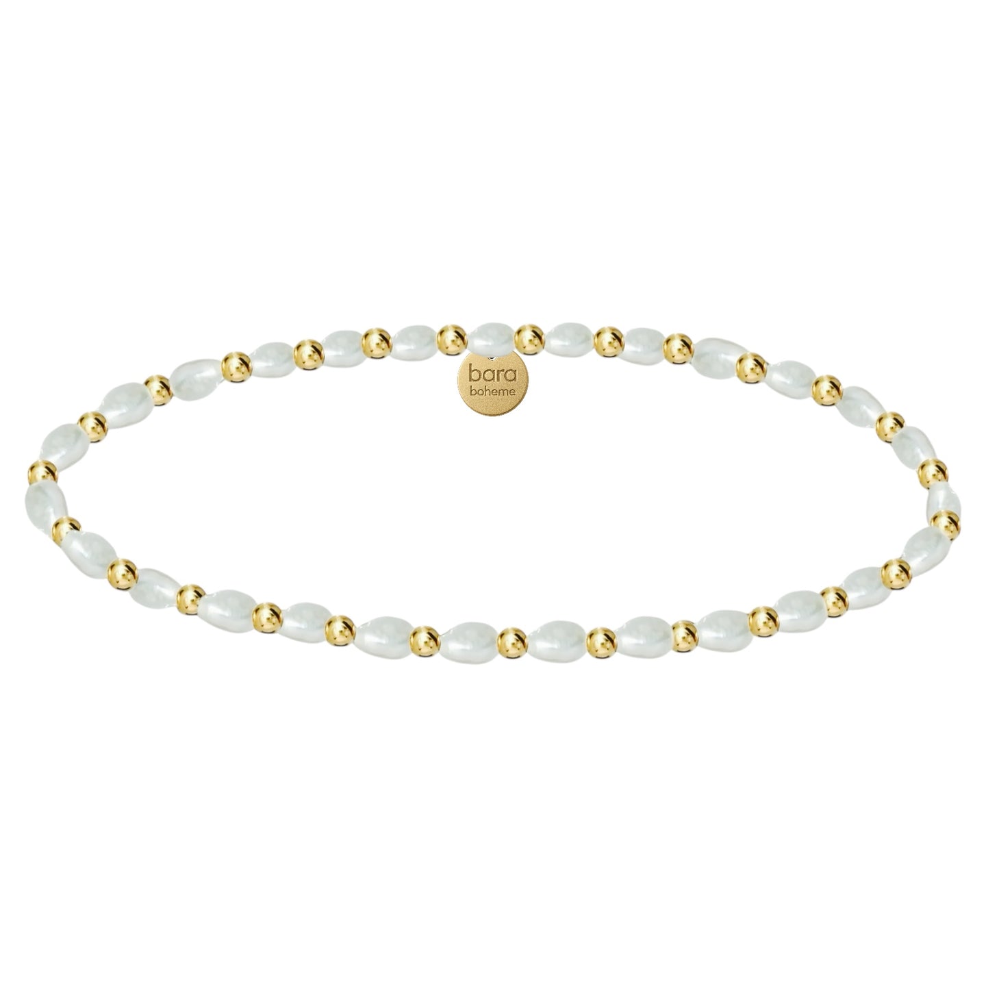Kennedy Gold Filled Beaded Bracelet with Pearls