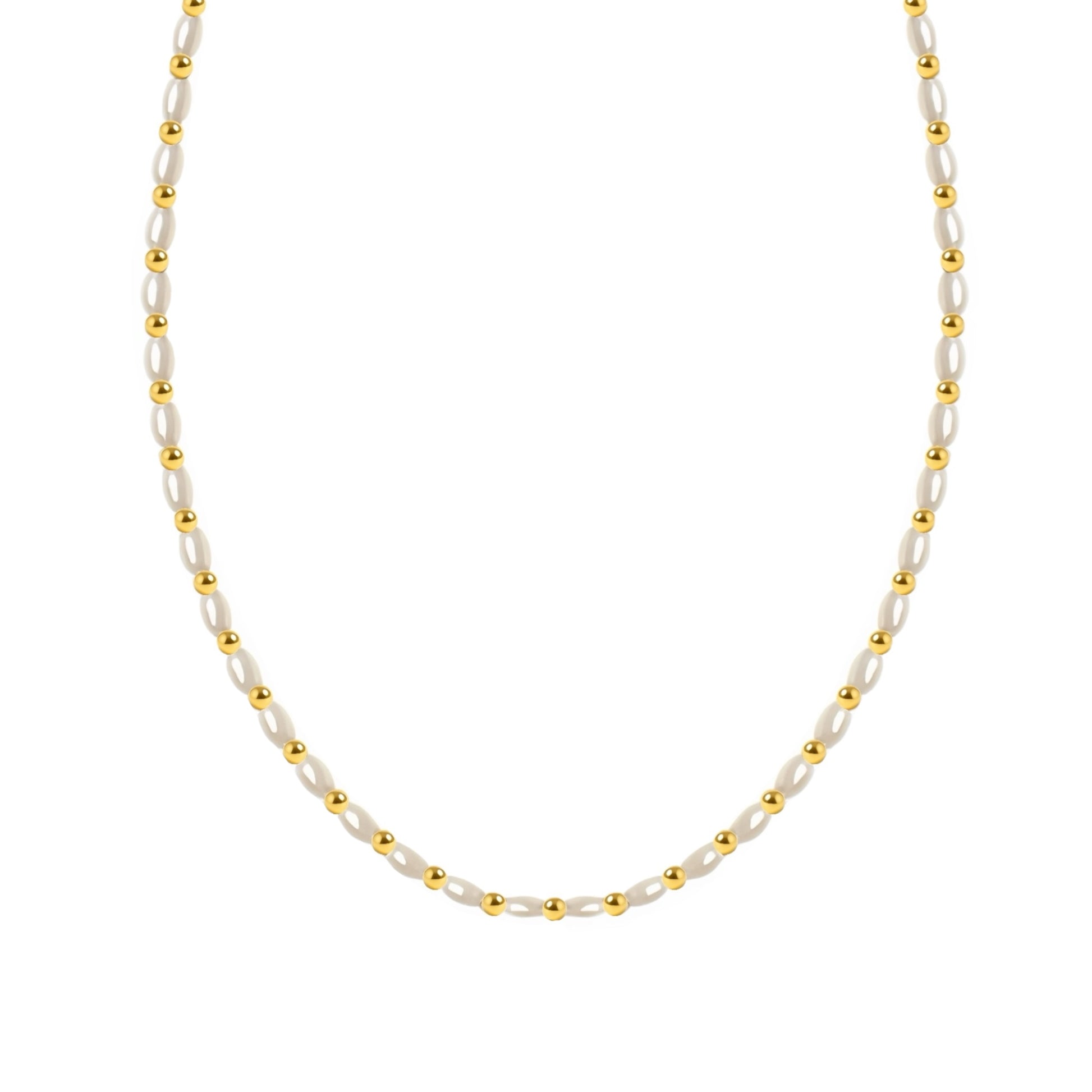 Kennedy | Gold Filled Beaded Necklace