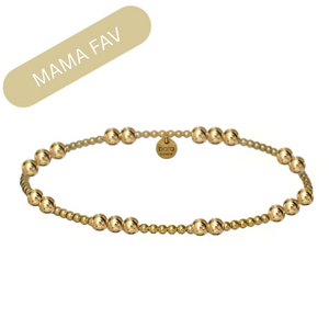 CAROLYN | Stretchy Anti-tarnish 14K Gold Filled Stackable Bracelet