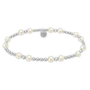 Gold Filled Beaded Bracelet with Pearls