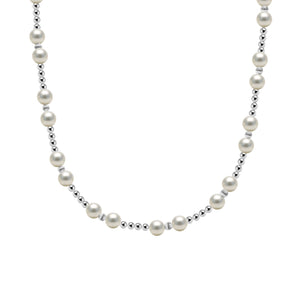 Kimberly Gold Filled Beaded Necklace with Pearls