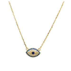 "LOKI" Evil Eye Sapphire Necklace