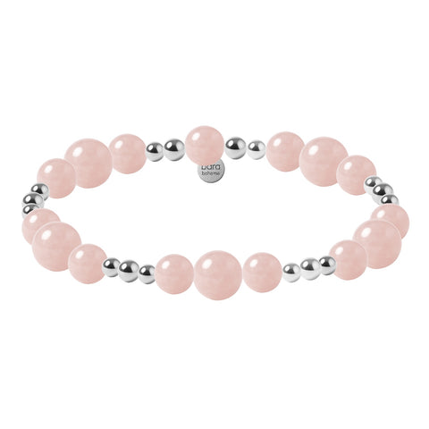 Lacey | Rose Quartz Beaded Bracelet
