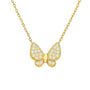 Lapia | Pave Butterfly Necklace