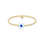 Evil Eye Large | Beaded Opal Bracelet