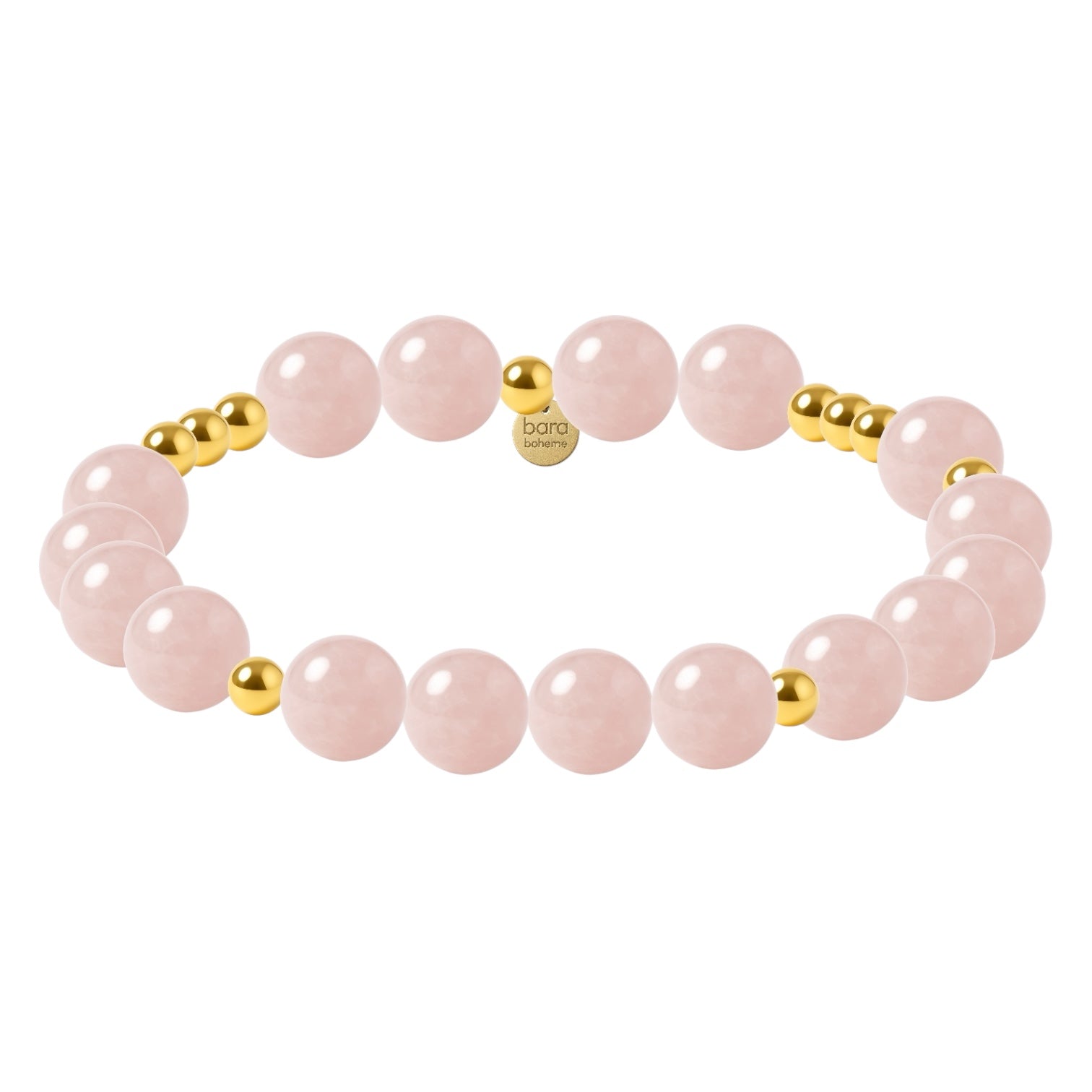 Leena | Rose Quartz Beaded Bracelet