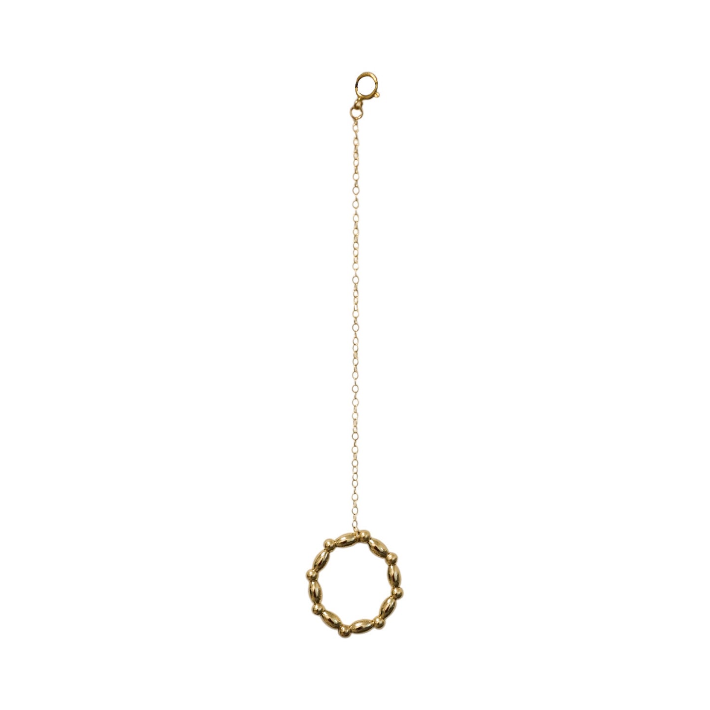 LEXI 3 | Hand Chain Anti-Tarnish Stretchy Ring 14K Gold Filled