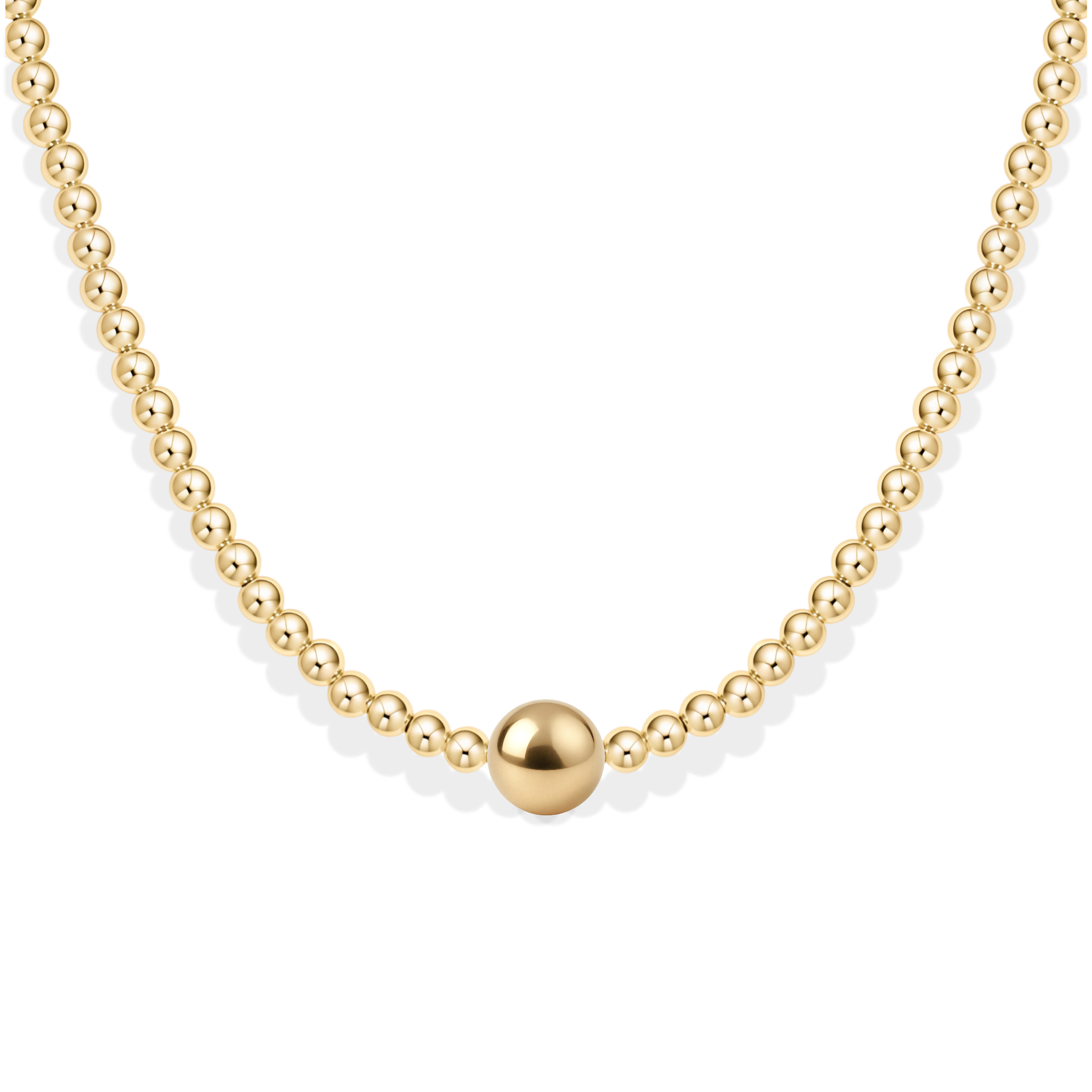 Lila | Gold Filled Beaded Necklace
