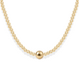 Lila | Gold Filled Beaded Necklace