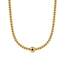 Lila Gold Filled Beaded Necklace