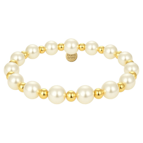 Lola | Gold Filled Beaded Bracelet with Pearls