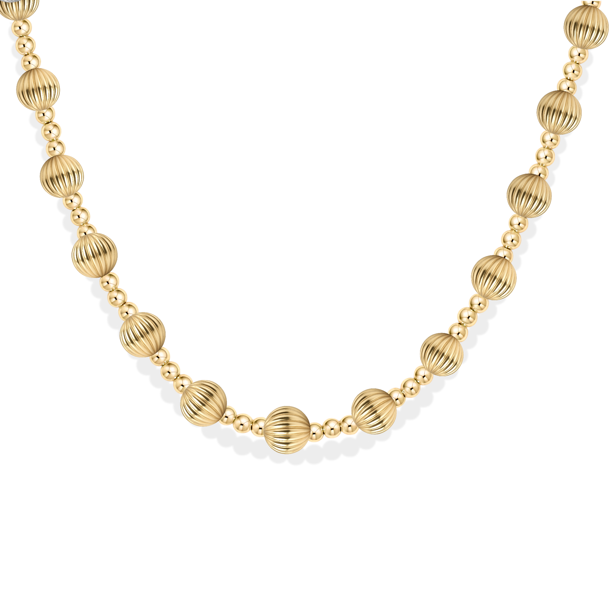 London | Gold Filled Beaded Necklace