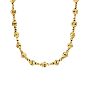 London Gold Filled Beaded Necklace