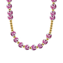 Lotus Gold Filled Beaded Necklace with Porcelain