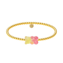 Ombre Gummy Bear | Gold Filled Beaded Bracelet