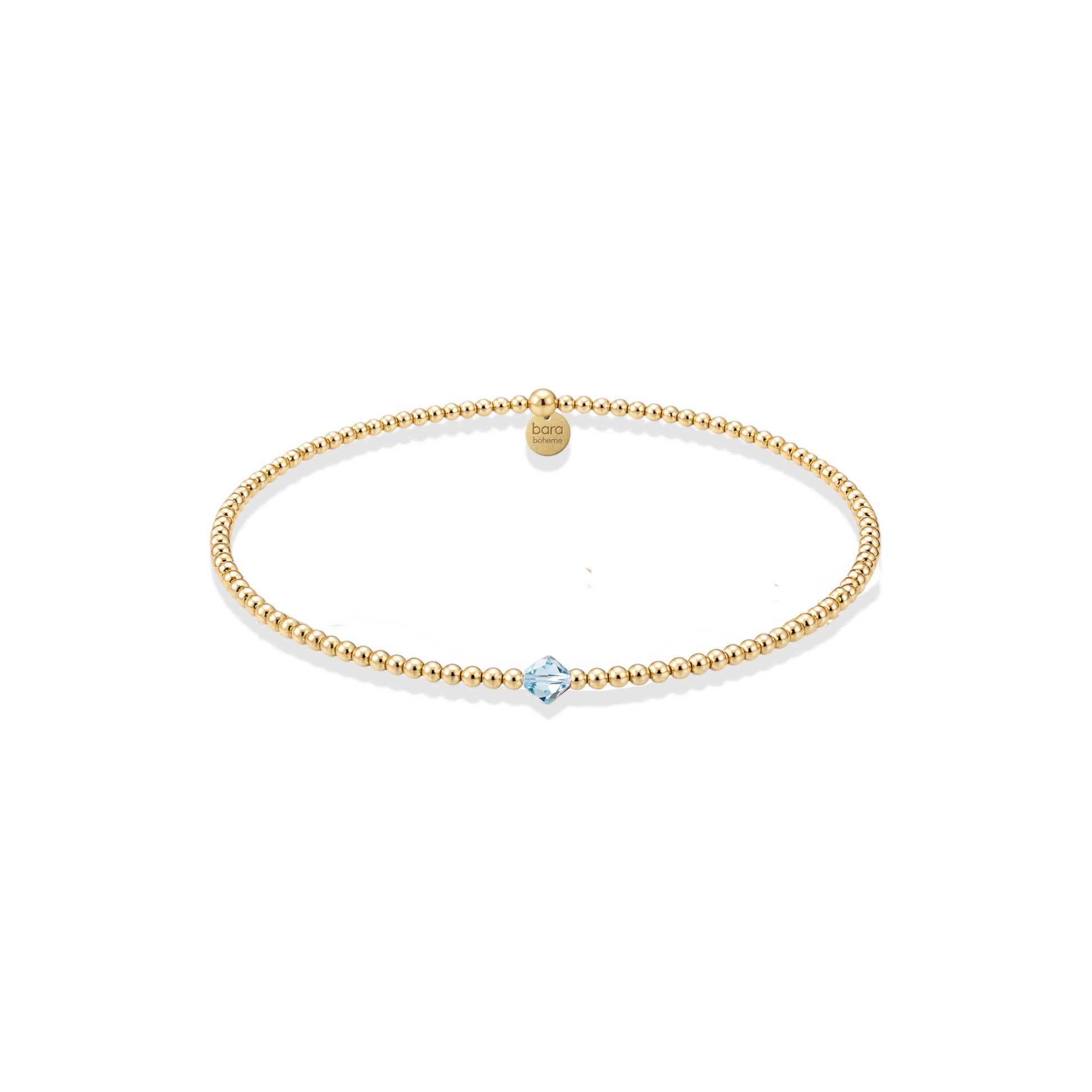 Crystal Birthstone Beaded Bracelet