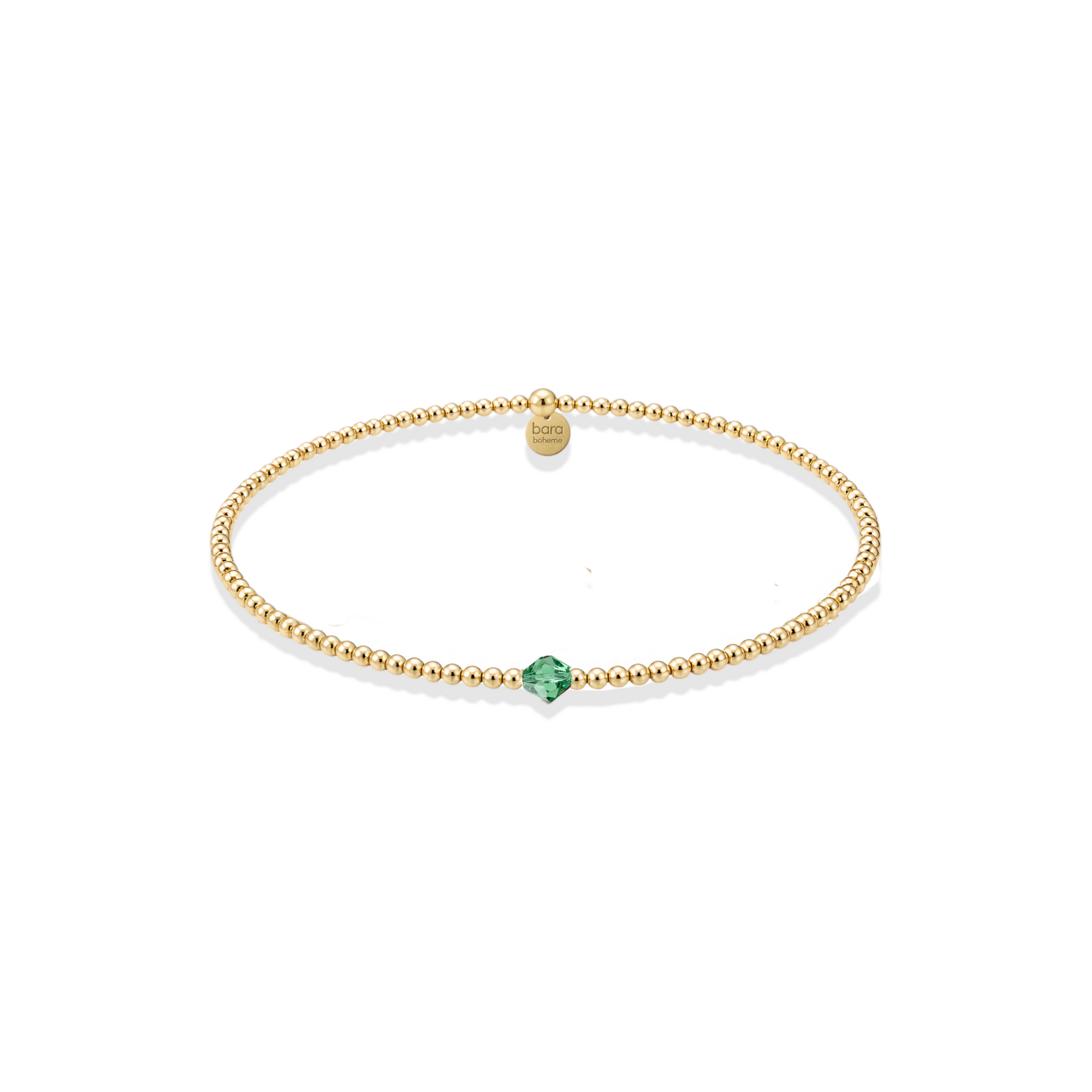 Crystal Birthstone Beaded Bracelet