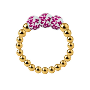 Beaded Stretchy Ring