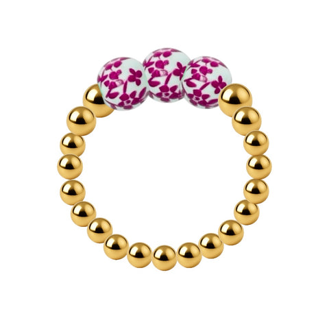Beaded Stretchy Ring