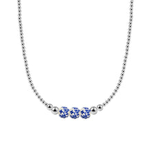 Magnolia Gold Filled Beaded Necklace with Porcelain